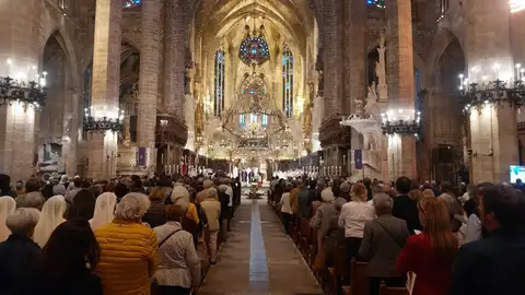 Misa por el funeral del papa Francisco en la Seu de Mallorca Misa por el funeral del papa Francisco en la Seu de Mallorca