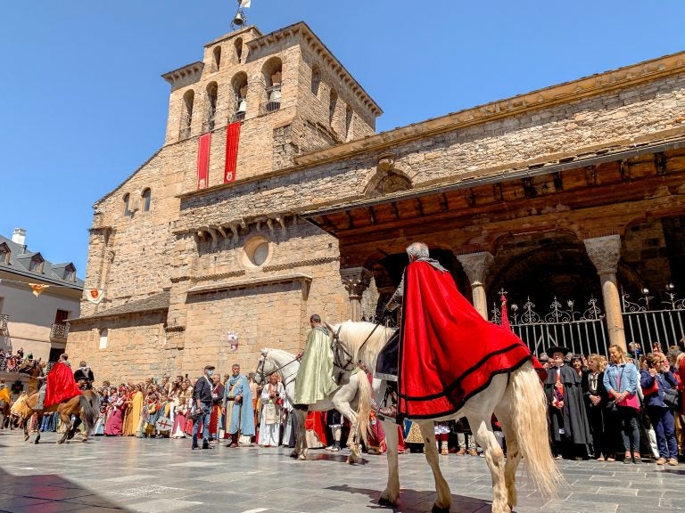 Jaca se prepara para celebrar el Primer Viernes de mayo, pendiente del tiempo Jaca se prepara para celebrar el Primer Viernes de mayo, pendiente del tiempo