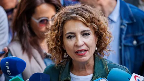 María Jesús Montero en la manifestación del 1 de Mayo en Sevilla María Jesús Montero en la manifestación del 1 de Mayo en Sevilla