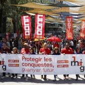 Manifestación del 1 de mayo en Elche. 