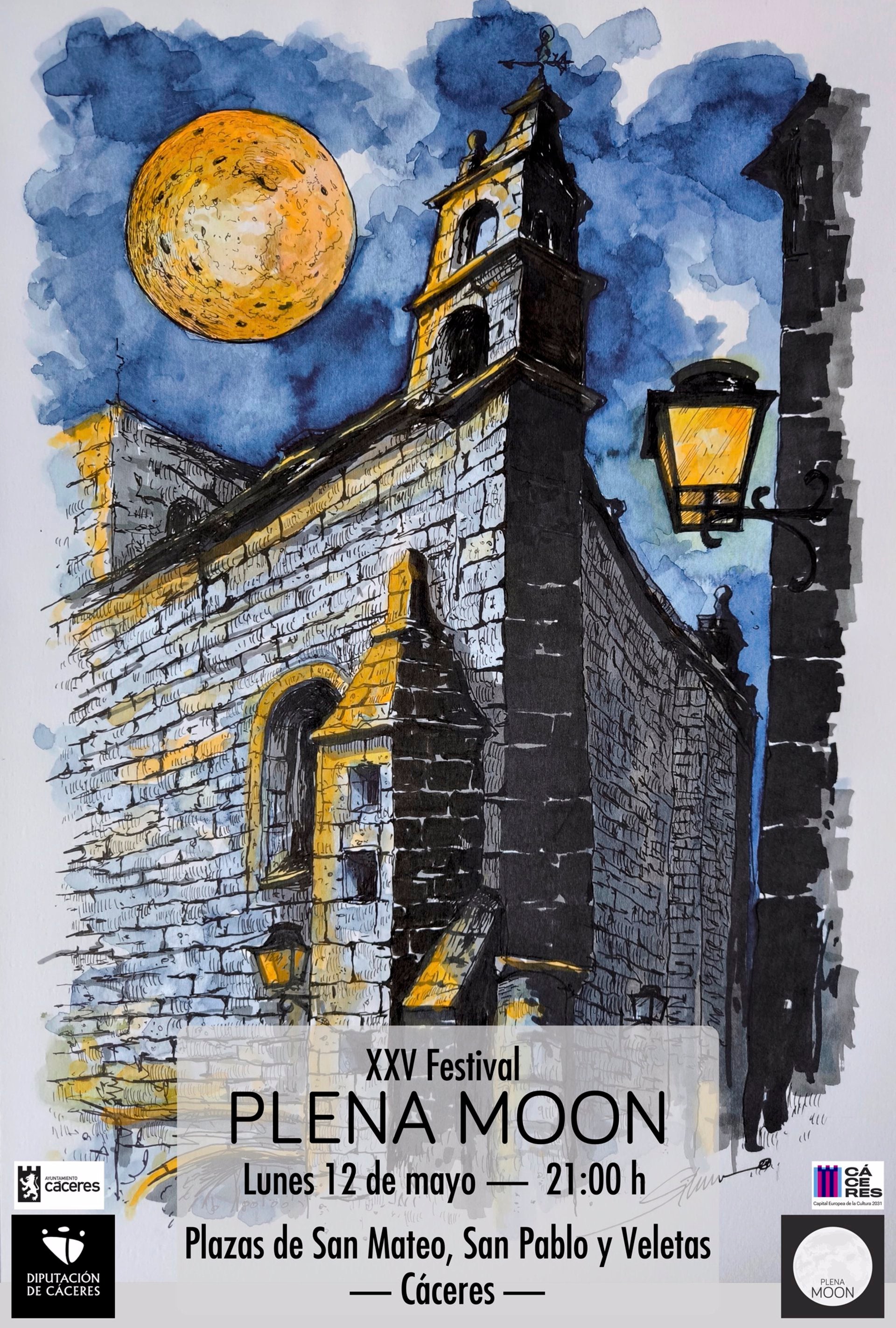 El Festival Plena Moon regresará a la ciudad vieja de Cáceres el 12 de mayo con numerosas actividades culturales El Festival Plena Moon regresará a la ciudad vieja de Cáceres el 12 de mayo con numerosas actividades culturales