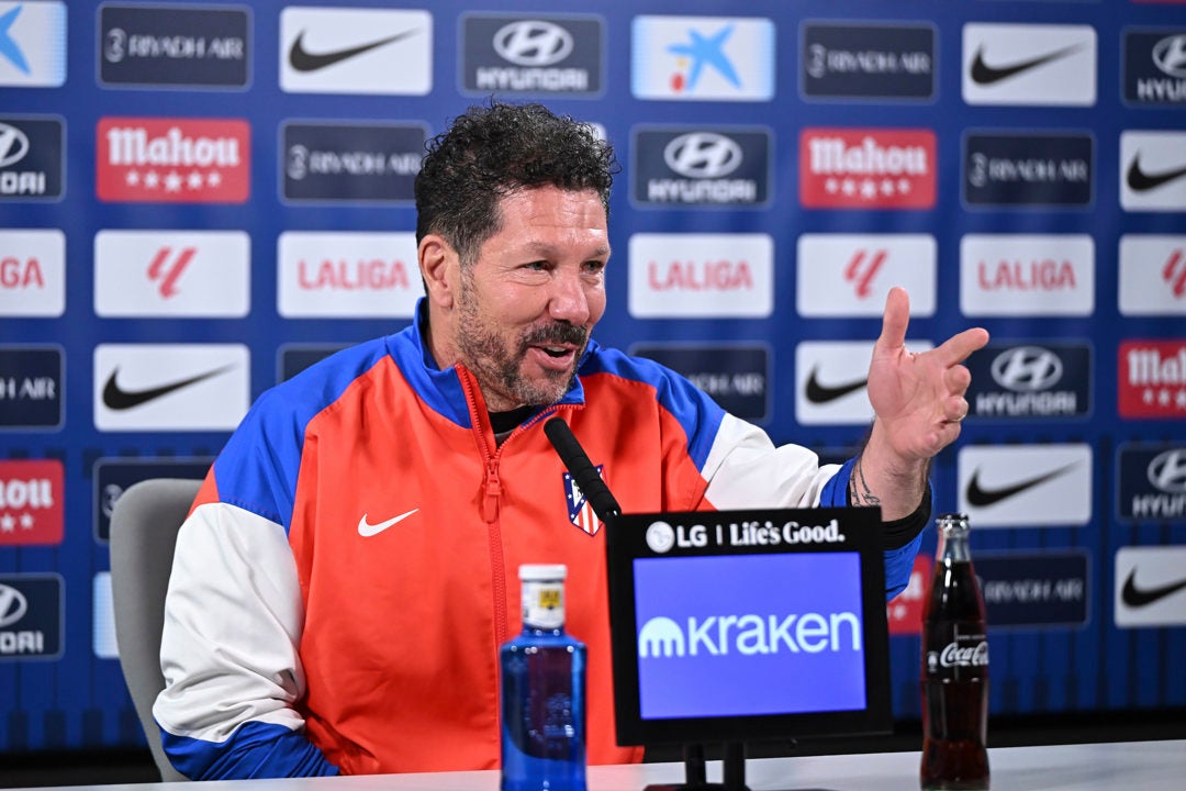 Simeone: "Baena es un gran jugador" Simeone: "Baena es un gran jugador"