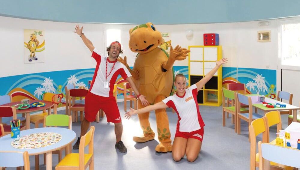 Las actividades infantiles son muy importantes en este hotel