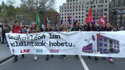 Manifestación de la educación pública vasca Manifestación de la educación pública vasca