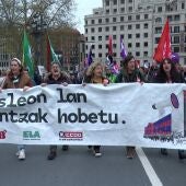 Manifestación de la educación pública vasca