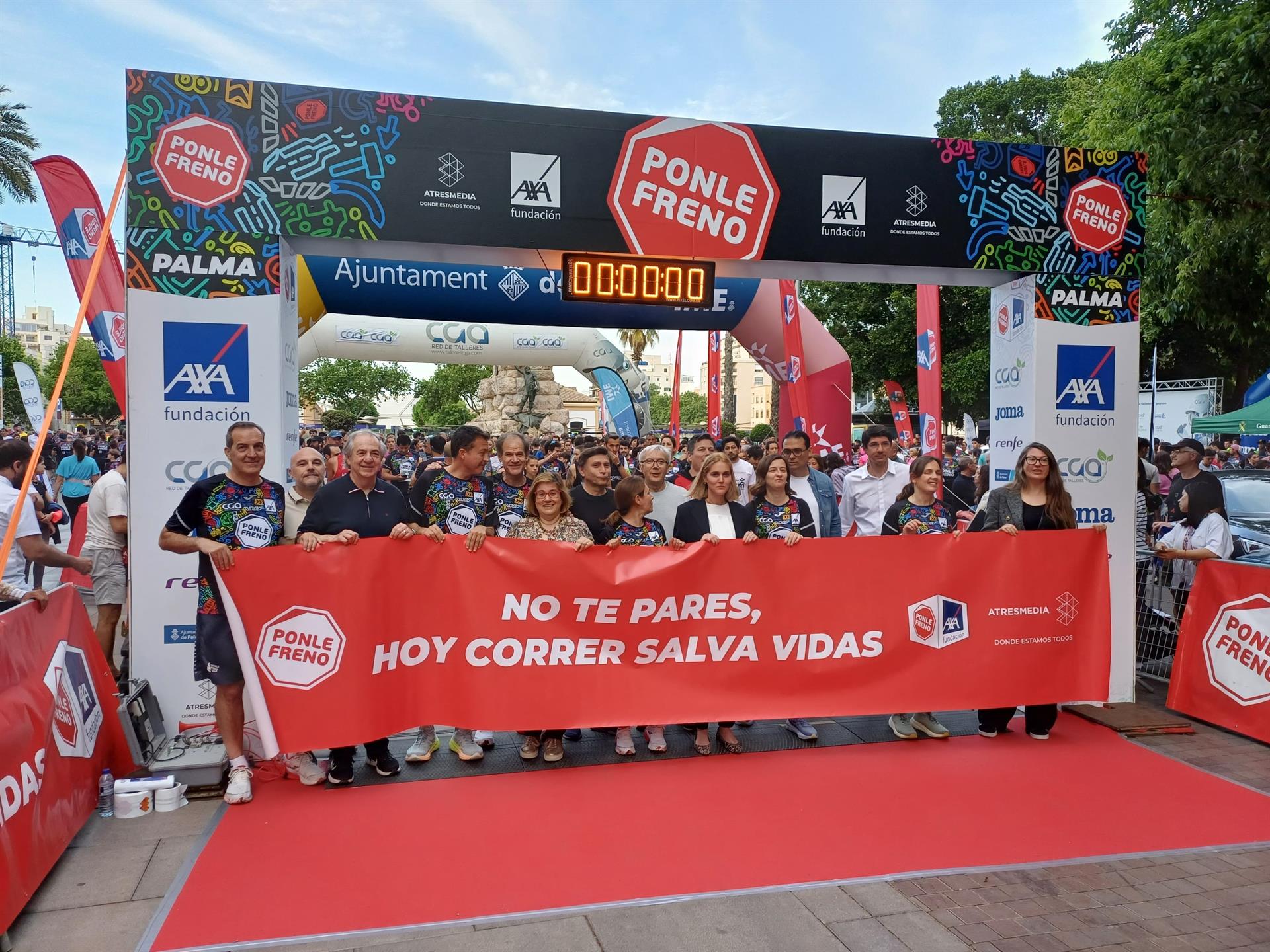 Más de 1.000 corredores participan en Palma de la carrera solidaria Ponle Freno Más de 1.000 corredores participan en Palma de la carrera solidaria Ponle Freno