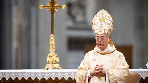 Cardinal Dominique Mamberti leads the Ninth Mass