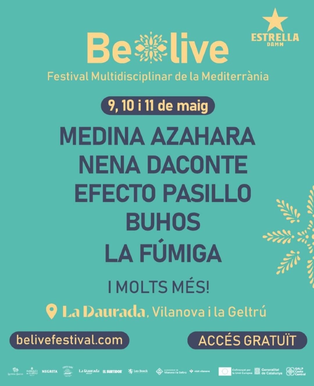 Música, gastronomia i activitats familiars al Be Live Festival aquest cap de setmana a Vilanova Música, gastronomia i activitats familiars al Be Live Festival aquest cap de setmana a Vilanova