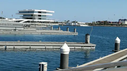 Vista de la zona de Marina Norte restaurantes