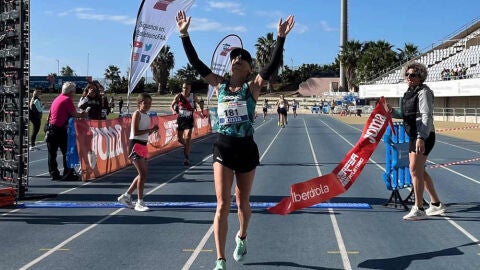 Dolores Marco - campeona de Espa&ntilde;a de 50 km en M&aacute;laga