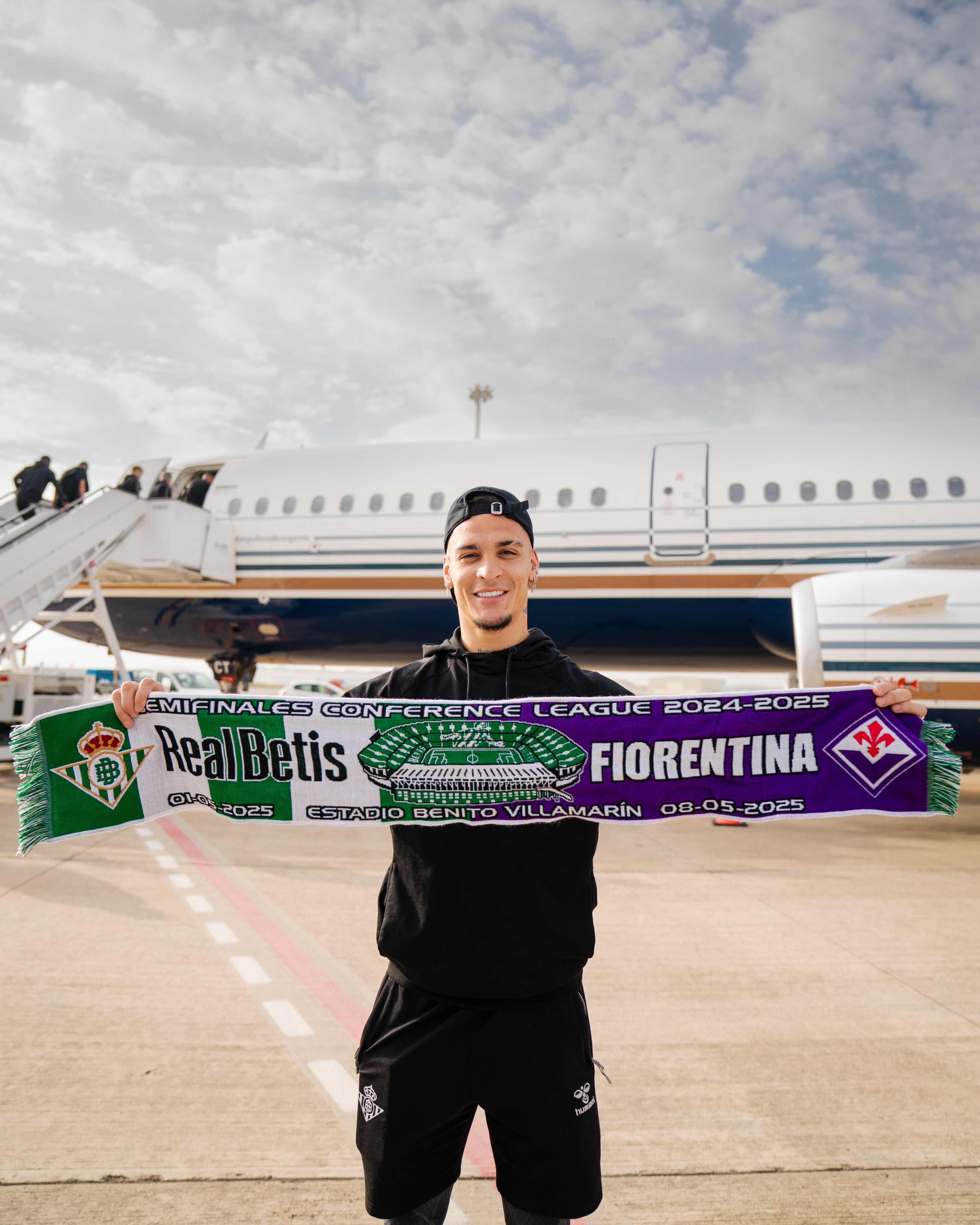 El Betis, ya en Italia, en busca de su primera final europea El Betis, ya en Italia, en busca de su primera final europea