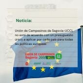 Seguimos manteniendo la necesidad de establecimiento de cláusulas espejo en todas las relaciones con terceros países y en que la agricultura no sea nunca moneda de cambio en las negociaciones internacionales.