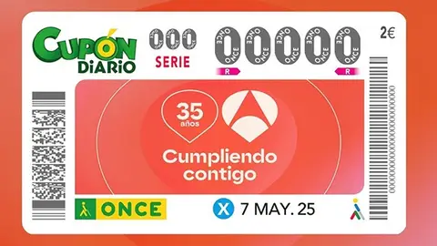 Cupón de la ONCE. Cupón de la ONCE.
