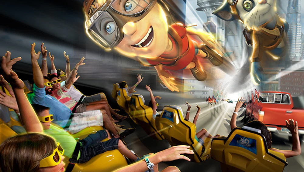 El cine en 4D de Katmandú Park ofrece una experiencia virtual para toda la familia. El cine en 4D de Katmandú Park ofrece una experiencia virtual para toda la familia.