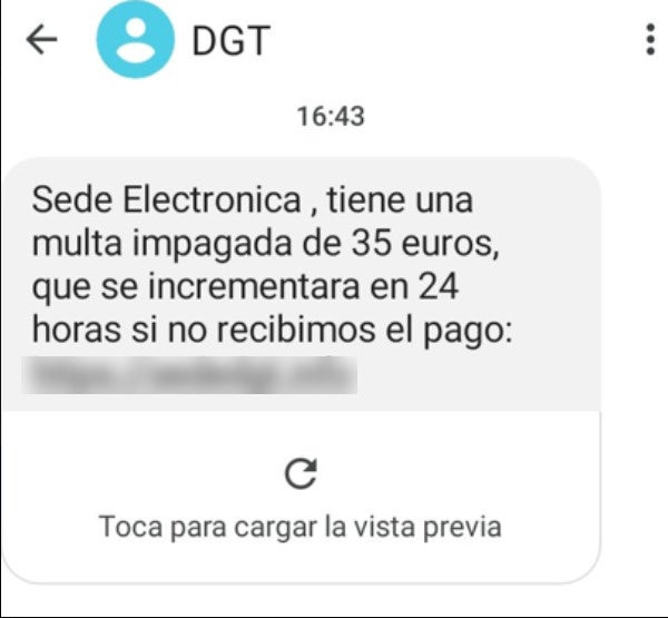 Ten cuidado con este mensaje: la Policía Nacional avisa de la nueva estafa que te llega el móvil Ten cuidado con este mensaje: la Policía Nacional avisa de la nueva estafa que te llega el móvil