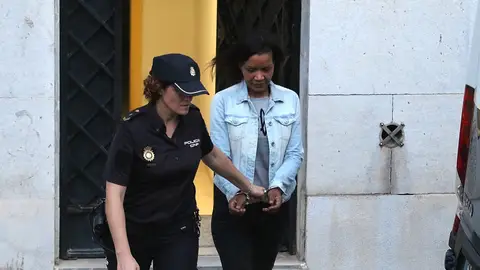 Imagen de archivo de Ana Julia Quezada Ana Julia Quezada saliendo del juicio por la asesinato de Gabriel Cruz