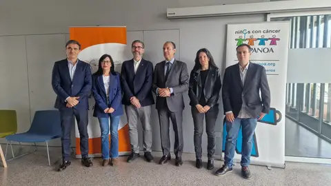 Aspanoa impulsa dos nuevas inmunoterapias contra el cáncer infantil con 120.000 euros Los proyectos de investigación financiados se han presentado en una rueda de prensa den Zaragoza