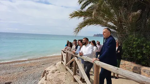 Altea estrena nuevo tramo de la senda peatonal de la Playa de Cap Negret Altea estrena nuevo tramo de la senda peatonal de la Playa de Cap Negret