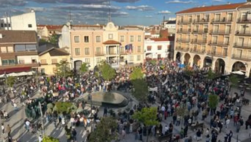 Concentración contra las plantas de biometano en Socuéllamos Concentración contra las plantas de biometano en Socuéllamos