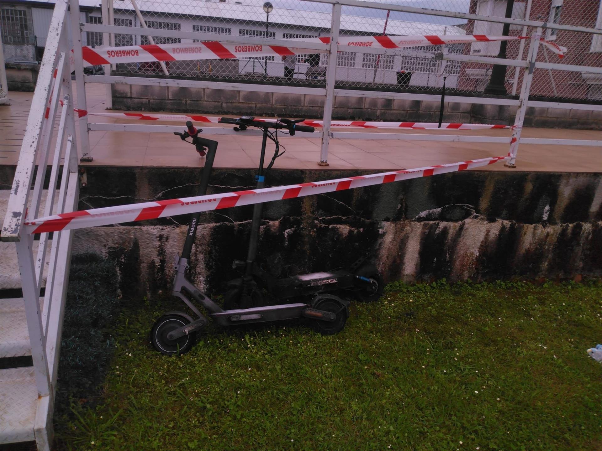 Un herido por la explosión de una batería de un patinete en una vivienda de Gama Un herido por la explosión de una batería de un patinete en una vivienda de Gama