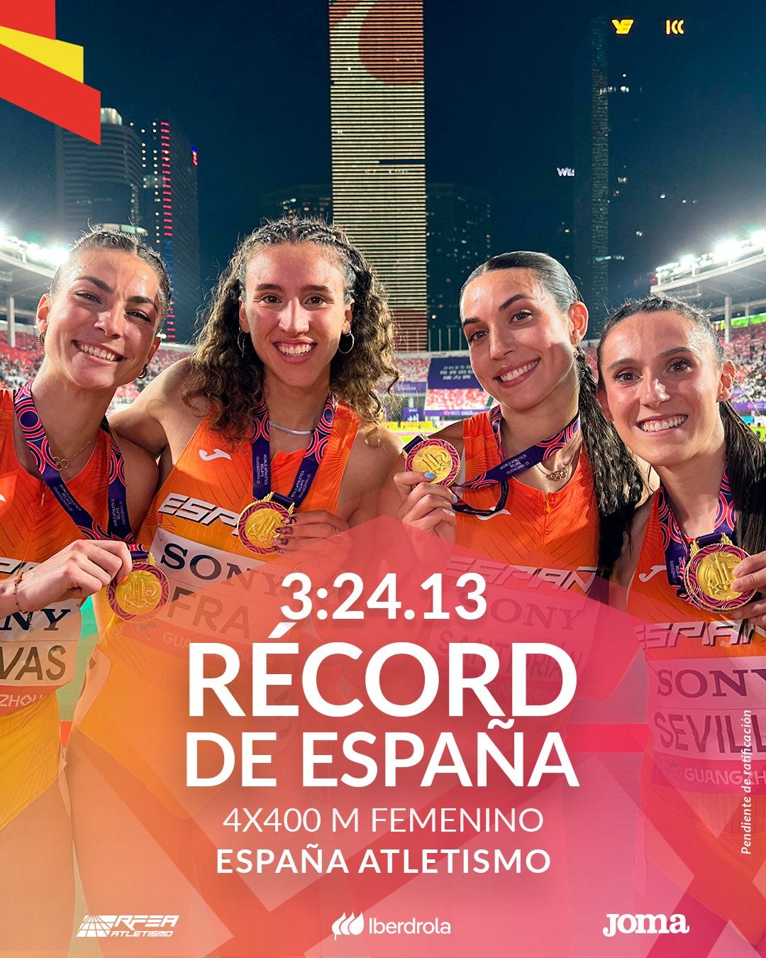 La solanera Paula Sevilla logra oro en 4x400 y plata en 4x100 en el Mundial de Relevos La solanera Paula Sevilla logra oro en 4x400 y plata en 4x100 en el Mundial de Relevos