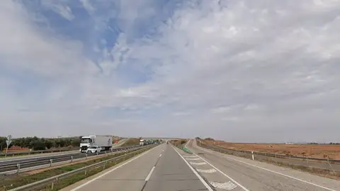 La A-4 a su paso por Herencia La A-4 a su paso por Herencia