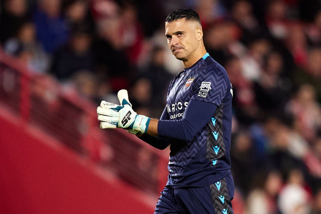 Andrés Fernández, jugador del Levante: "Hay que estar contentos por el trabajo conseguido" Andrés Fernández, jugador del Levante: "Hay que estar contentos por el trabajo conseguido"