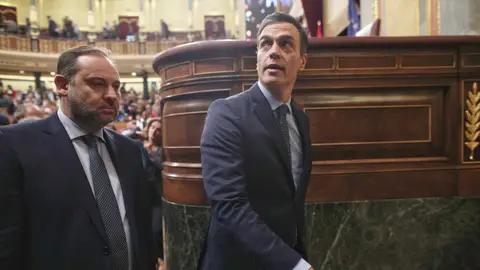 Pedro Sánchez y José Luis Ábalos en una foto de archivo Pedro Sánchez y José Luis Ábalos en una foto de archivo