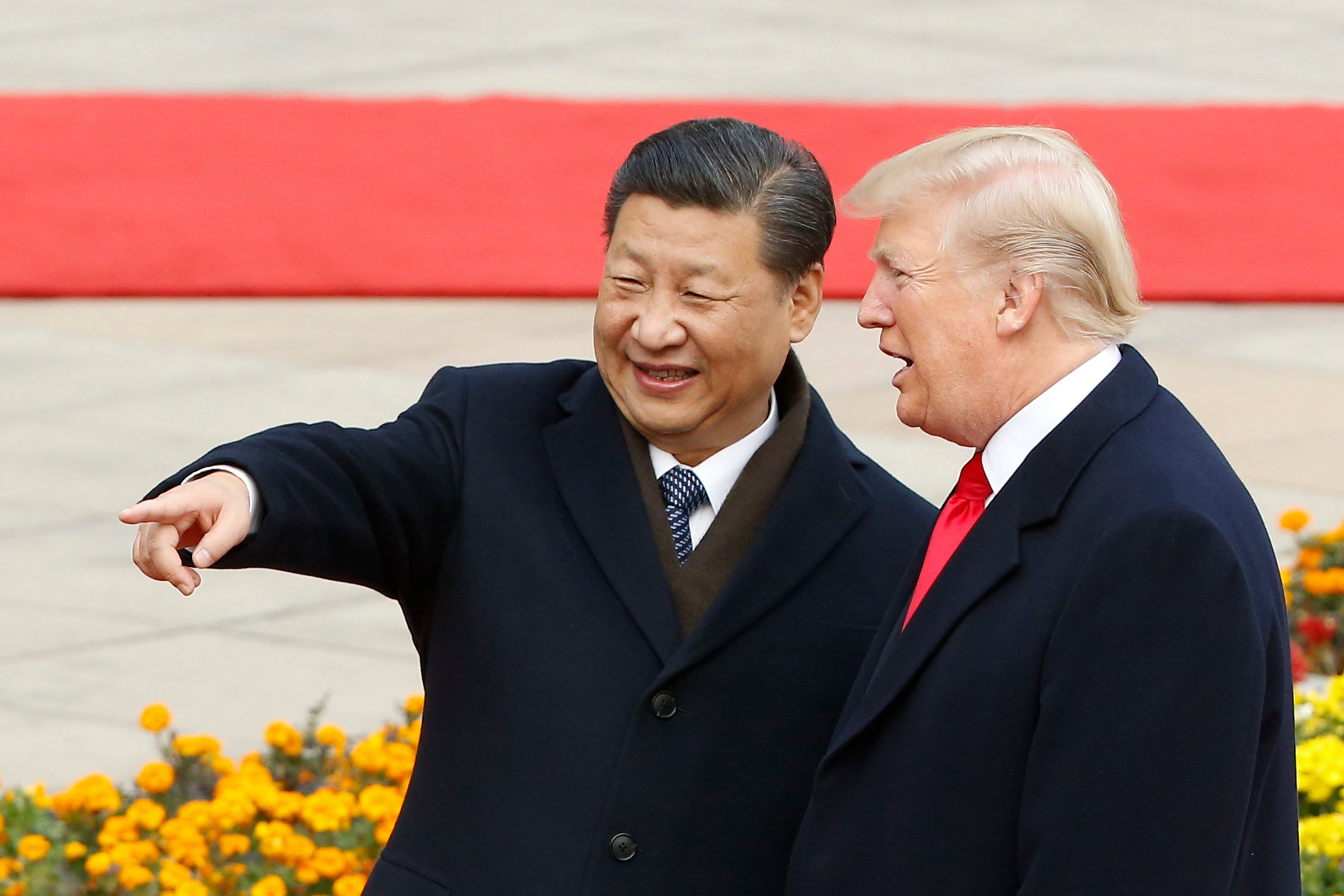 El presidente de China, Xi Jinping, y el presidente de Estados Unidos, Donald Trump en una foto de archivo de 2017. El presidente de China, Xi Jinping, y el presidente de Estados Unidos, Donald Trump en una foto de archivo de 2017.