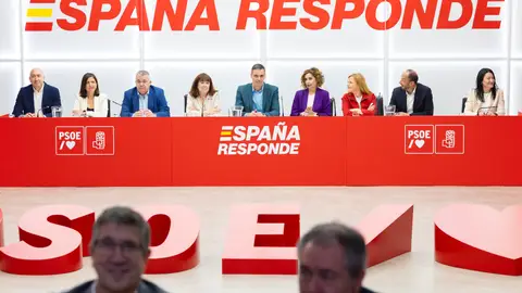 La Comisión Ejecutiva del PSOE reunida hoy, lunes. La Comisión Ejecutiva del PSOE reunida hoy, lunes.