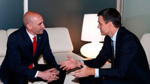 Luis Rubiales y Pedro Sánchez en una foto de archivo