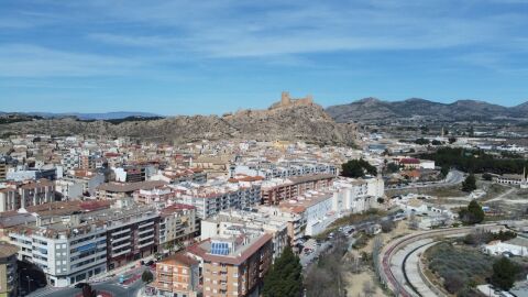 Vista del municipio de Sax, en la comarca del Alto Vinalop&oacute;. 