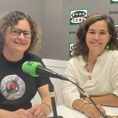 Vicent Romá y Brianda Guillem, profesoras del IES La Malladeta.