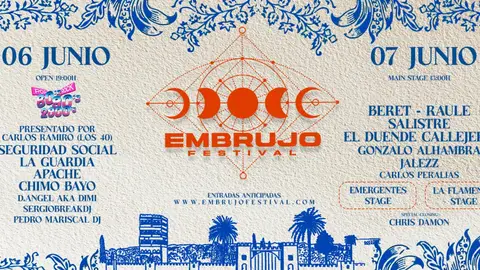 Embrujo Festival Granada 2025: lo mejor de tres décadas y los grandes nombres del momento en su segunda edición Embrujo Festival Granada 2025: lo mejor de tres décadas y los grandes nombres del momento en su segunda edición