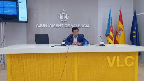 Carlos Mundina durante su comparecencia saleta
