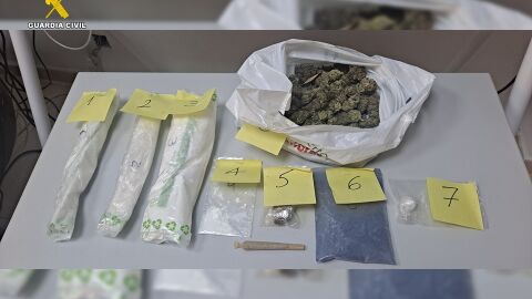Droga incautada en Villajoyosa Droga incautada en Villajoyosa