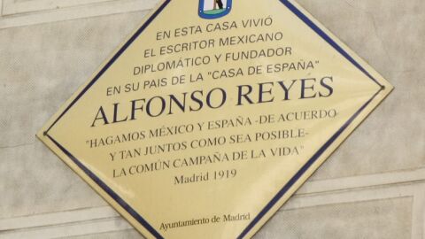 Placa de Alfonso Reyes