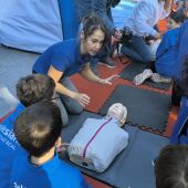 Escolares de Ciudad Real aprenden a realizar la reanimación cardiorespiratoria