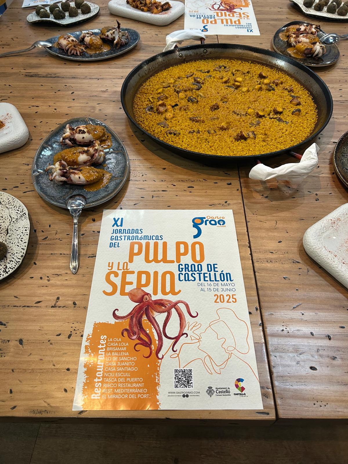 El 16 de mayo arracan las XI Jornadas Gastronómicas del Pulpo y la Sepia para potenciar la gastronomía grauera El 16 de mayo arracan las XI Jornadas Gastronómicas del Pulpo y la Sepia para potenciar la gastronomía grauera