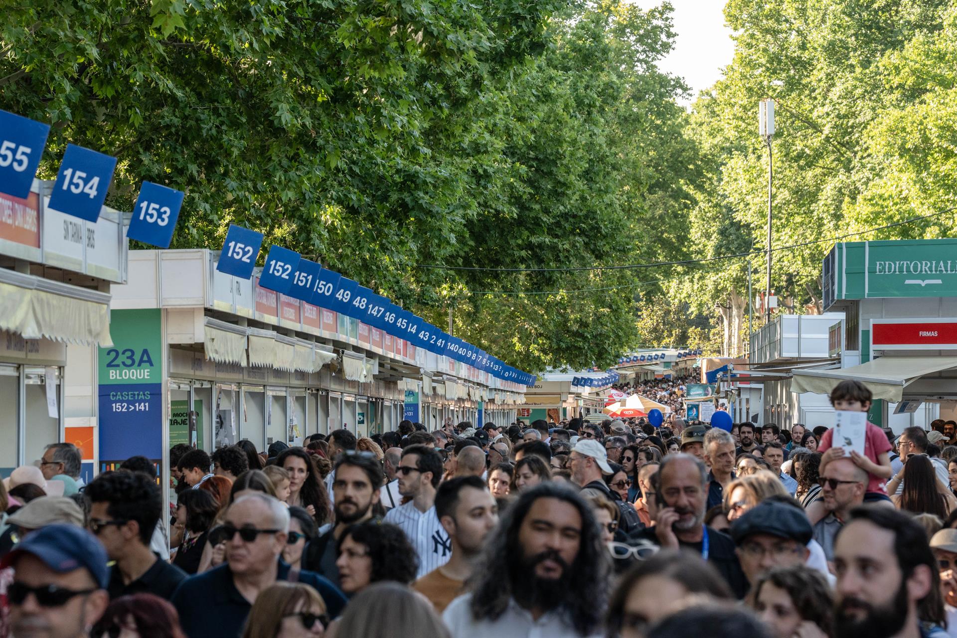 La Feria del Libro de Madrid contará con 365 casetas en una edición dedicada a Nueva York La Feria del Libro de Madrid contará con 365 casetas en una edición dedicada a Nueva York