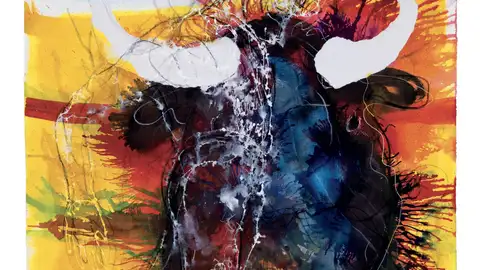 Una obra de Miquel Barceló ilustra la Feria del Toro 2025 Cartel Feria del Toro 2025