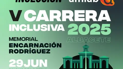 Abiertas las inscripciones para la V Carrera inclusiva de amiab Albacete 'Memorial Encarnación Rodríguez' Abiertas las inscripciones para la V Carrera inclusiva de amiab Albacete 'Memorial Encarnación Rodríguez'