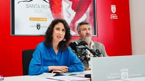 Concelleira de Cultura de Vilagarcía de Arousa, Sonia Outón e o alcalde, Alberto Varela Vilagarcía quenta motores de cara ao verán coa programación de Santa Rita
