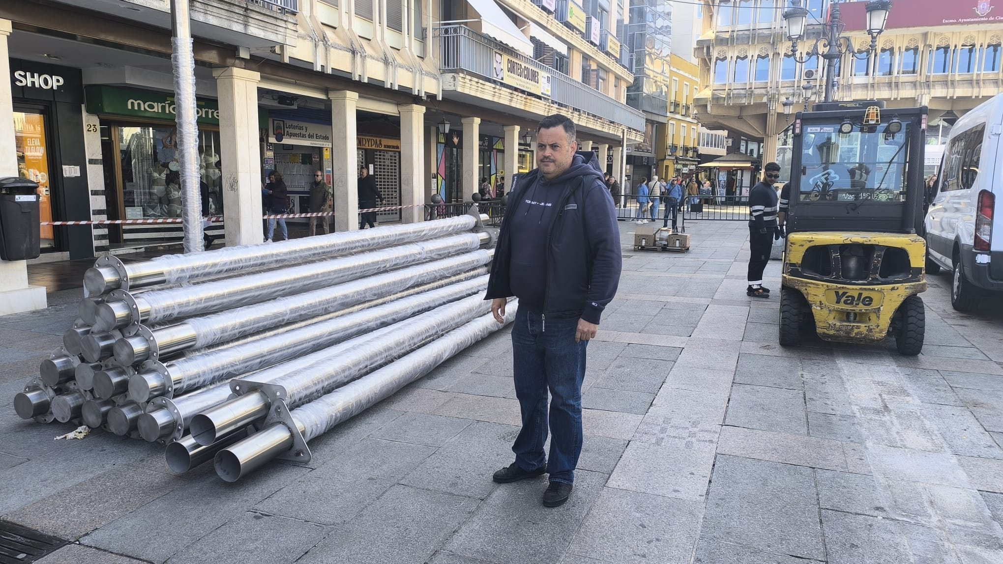 La Plaza Mayor de Ciudad Real dispondrá de su nuevo entoldado este verano La Plaza Mayor de Ciudad Real dispondrá de su nuevo entoldado este verano