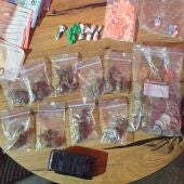 Droga incautada por la Policía Local de Benidorm en la zona inglesa