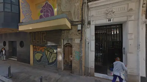 Fachada del edificio subastado barcelonina