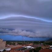 Tormenta en Malagón la semana pasada