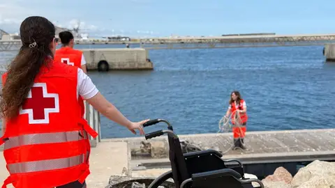 El equipo de Respuesta Inmediata espera la llegada de los migrantes El equipo de Respuesta Inmediata espera la llegada de los migrantes