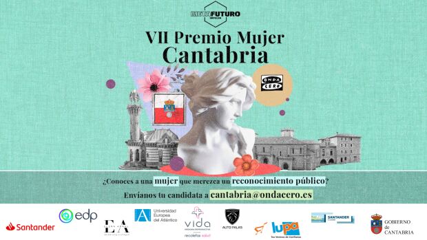 Cartel anunciador del VII Premio Mujer Cantabria