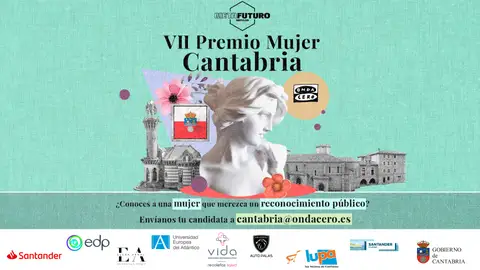 Cartel anunciador del VII Premio Mujer Cantabria Cartel anunciador del VII Premio Mujer Cantabria